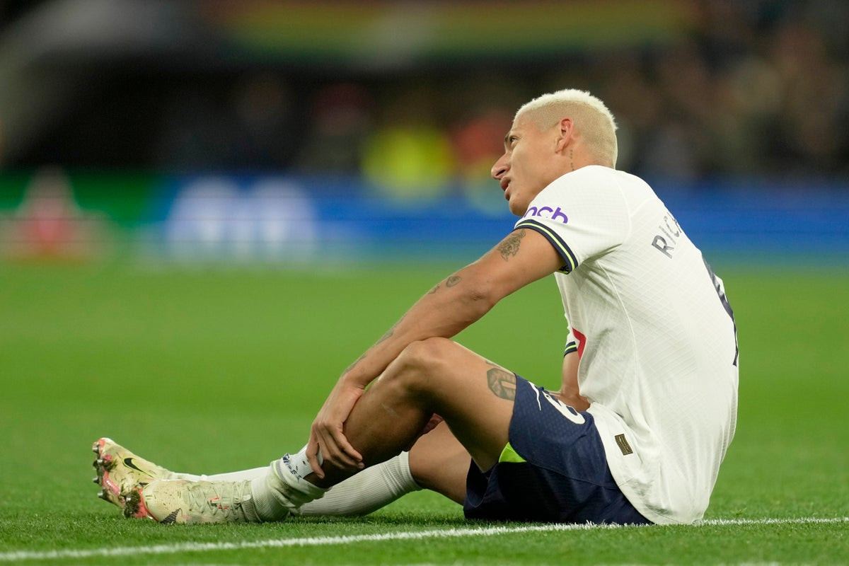 Richarlison Injury Blow for Tottenham, Romero Could Miss Weekend Clash