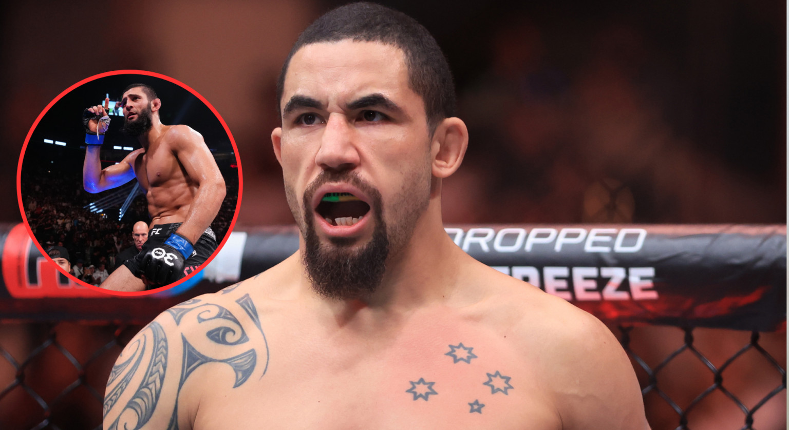 Robert Whittaker Suffers Gruesome Jaw Injury in Brutal Submission Loss to Khamzat Chimaev at UFC 308