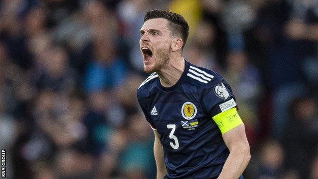 Robertson's Last-Minute Header Secures Scotland's Nations League Playoff Spot!