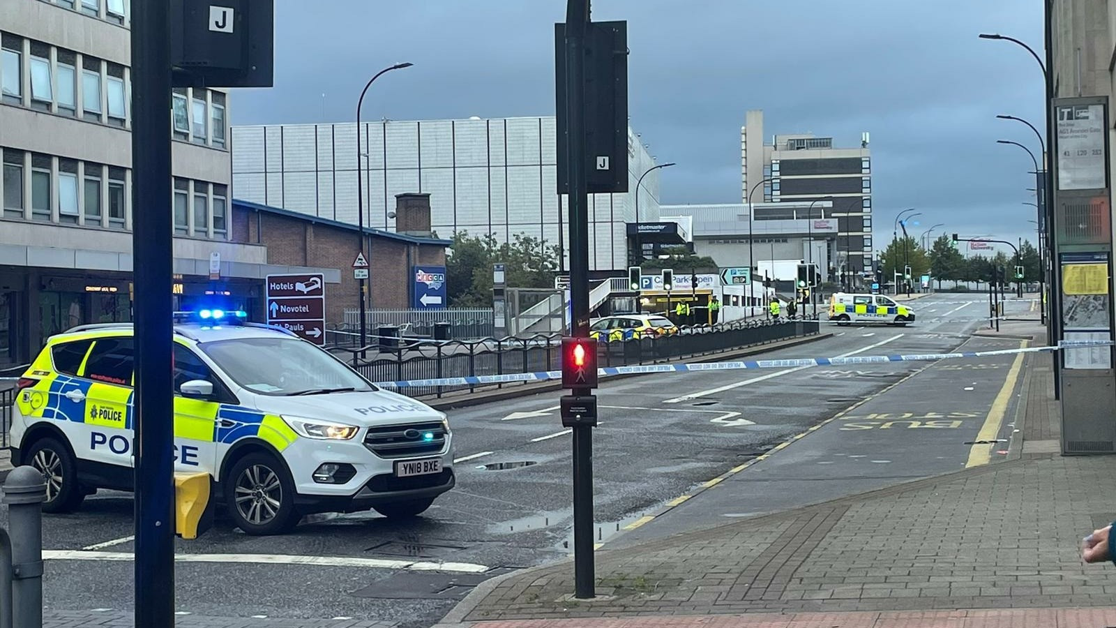 Sheffield City Center on Lockdown: Armed Man Standoff Causes Chaos, Roads Closed