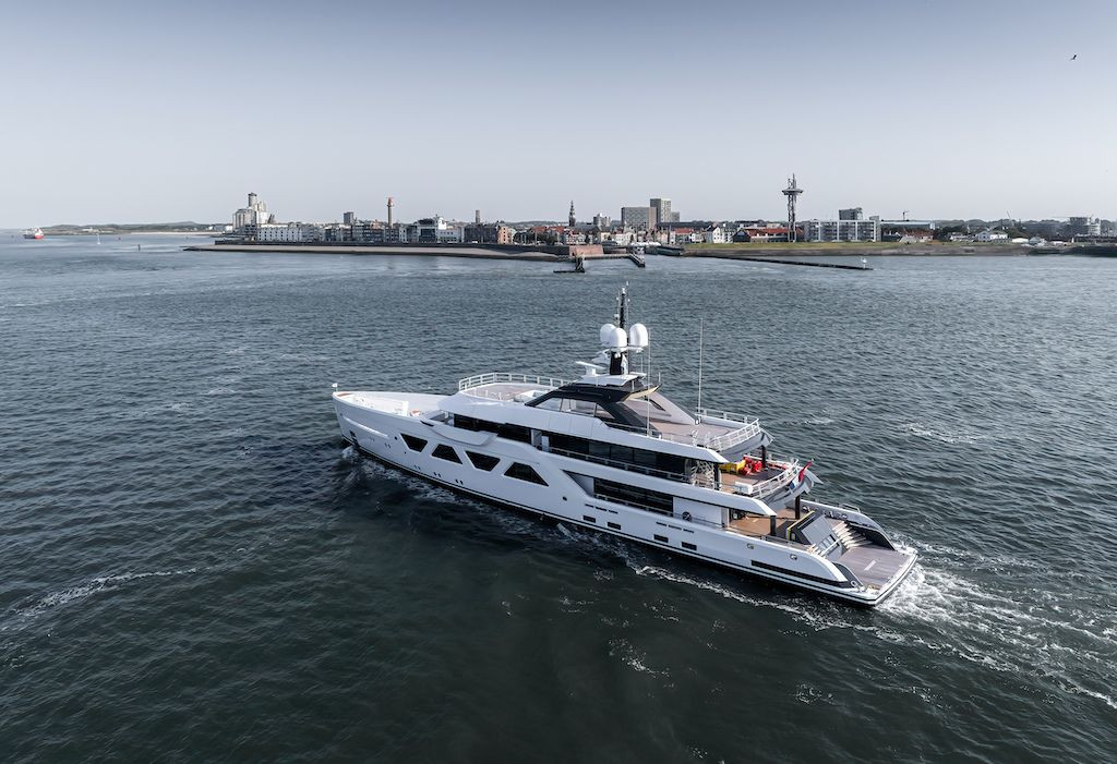 Sixth Amels 60 Yacht Completes First Sea Trials: A Stunning Debut on the Open Water