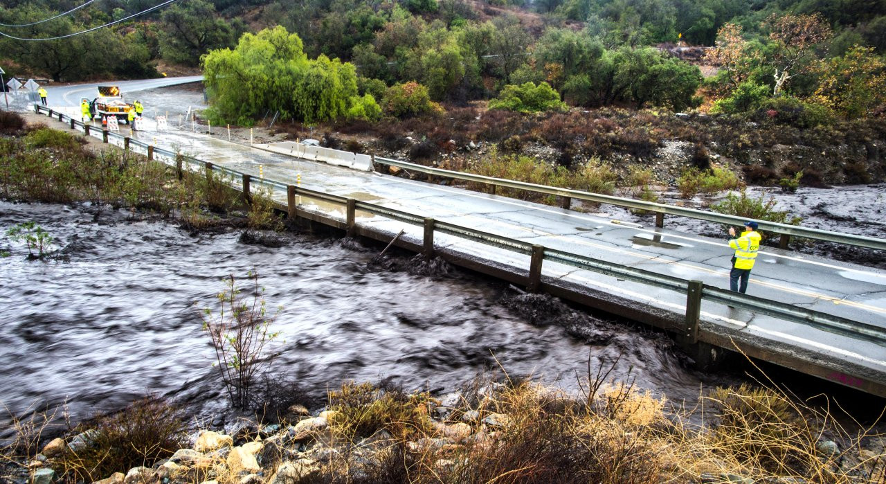 Southern California Bathed in Heavy Rains as Flash Flood Warning Issued for Burn Scar Areas