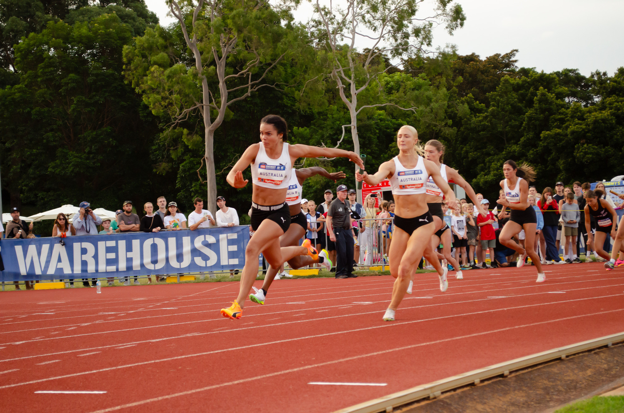 Https Insideathletics Com Au Blog National 4x100m Record Falls At Sydney Track Classic