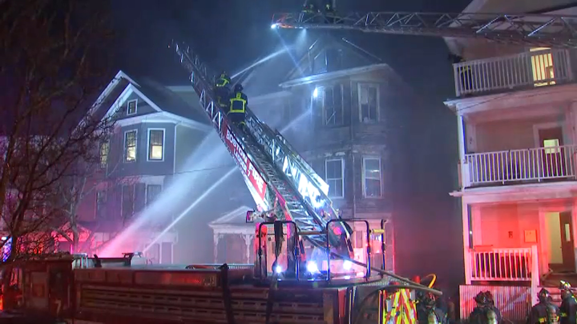 Three-Alarm Fire Engulfs Beaches Home, Spreading to Neighbouring Houses