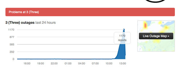 Three UK Network Outage: Thousands Affected, 999 Calls Down?