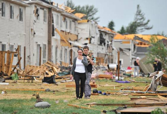 Tornado Tears Through Ayr, Ontario: Homes Damaged, Trees Downed, and One Home Hardware Store Heavily Damaged