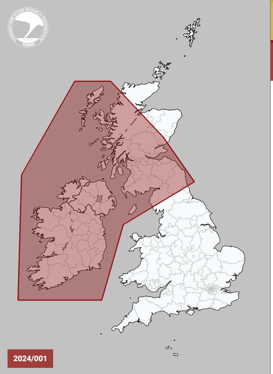 Tornado Terror Hits UK: 10-Hour Warning Issued As Brits Brace For 50mph Winds & Severe Lightning