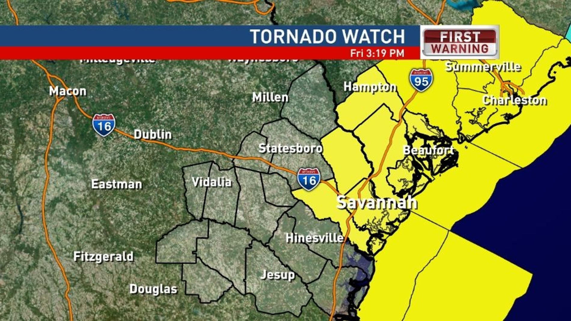 Tornado Watch Issued for Maryland as Tropical Depression Debby Brings Heavy Rain, Potential Flooding