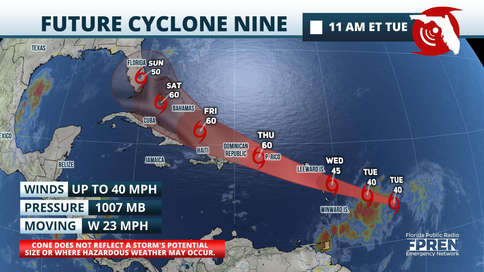 Tropical Storm Headed for Gulf Coast: Potential Hurricane Threat for Florida This Week