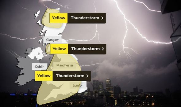 UK Storm Tracker Live: Yellow Weather Warning for Thunderstorms and Heavy Rain Across England and Wales