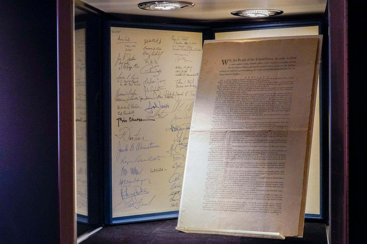 US Constitution Found in Filing Cabinet Sells for $9 Million at Auction