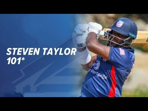 USA Cricket Drops Steven Taylor for Nepal T20I Series: Is This the End of an Era?