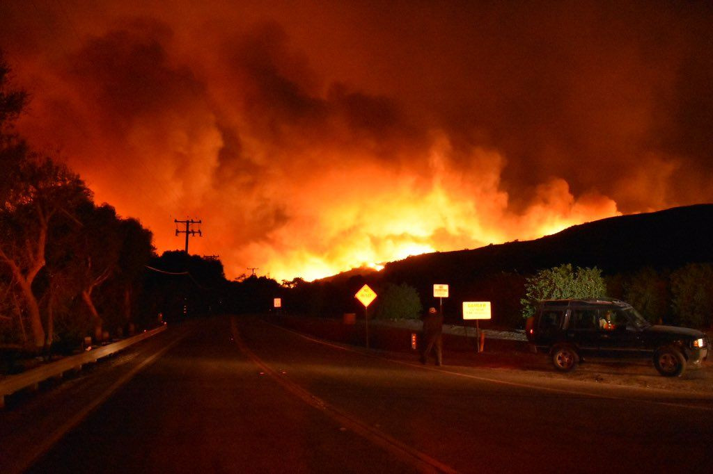 Ventura County Auto Fire: 56 Acres Burned, 25% Contained Amidst Santa Ana Winds