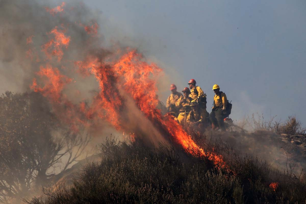 Ventura County Auto Fire: 56 Acres Burned, 25% Contained Amidst Santa Ana Winds