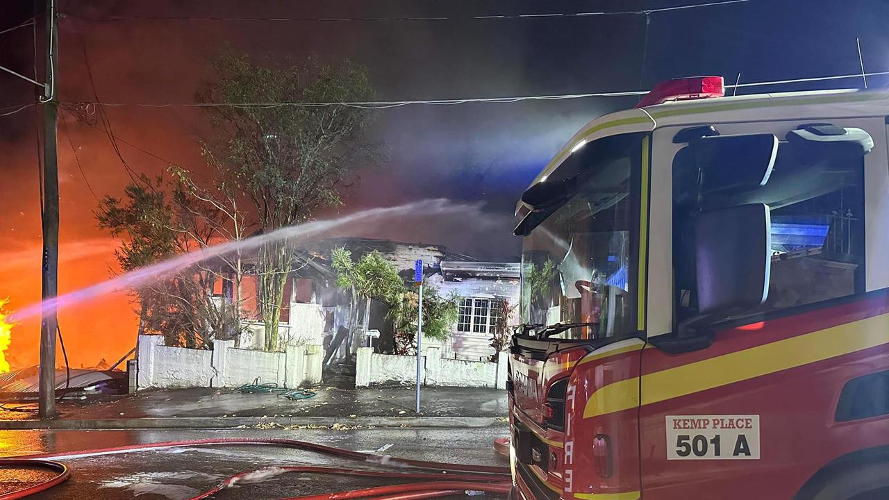 Woolloongabba Fire: Man Fighting for Life After Massive Blaze