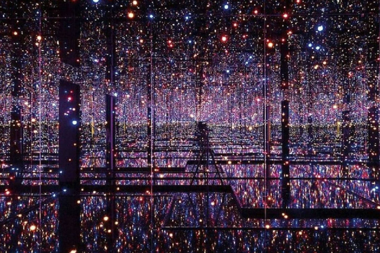 Yayoi Kusama's New Mirrored Room Will Make You Feel Like You're Trapped in a Hall of Mirrors