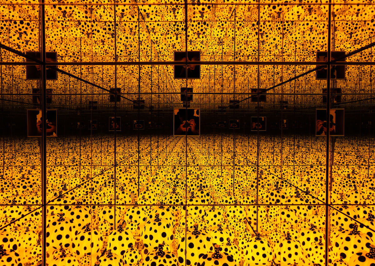 Yayoi Kusama's New Mirrored Room Will Make You Feel Like You're Trapped in a Hall of Mirrors