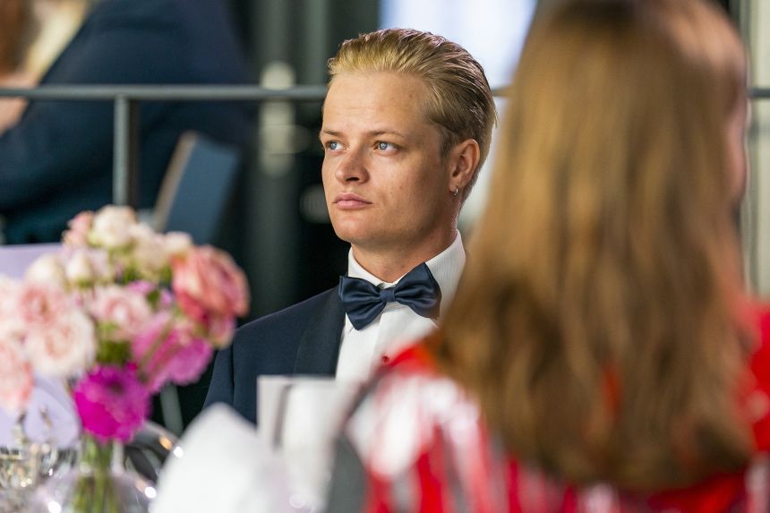 Marius Borg Høiby, the son of Norway's new Queen Consort Mette-Marit who was found guilty of rape earlier this year, in Oslo, Norway in 2022.