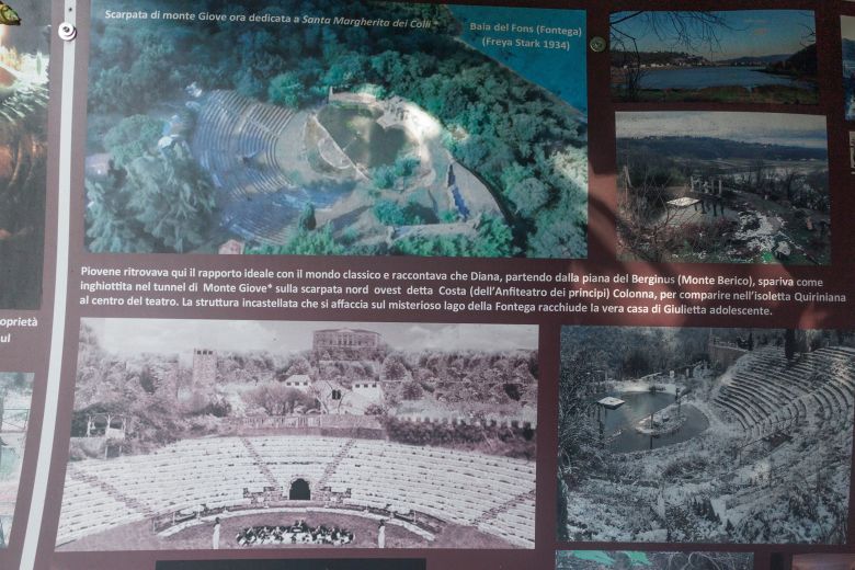 Malosso had the theater built on a hill that was home to protected woodland.